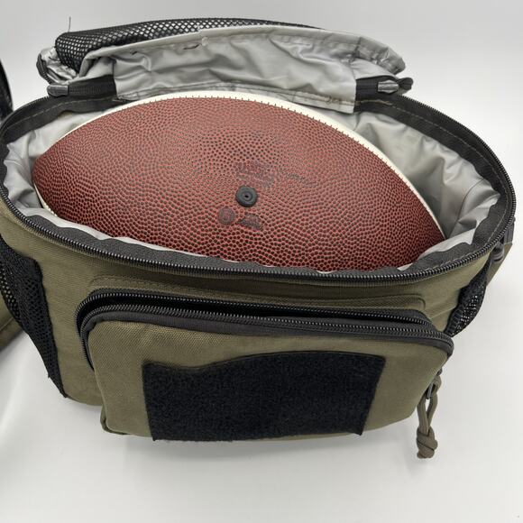 High Speed Daddy Lunch Box Bag Insulated Durable Cooler Fishing Bait Bag Green - Picture 7 of 9